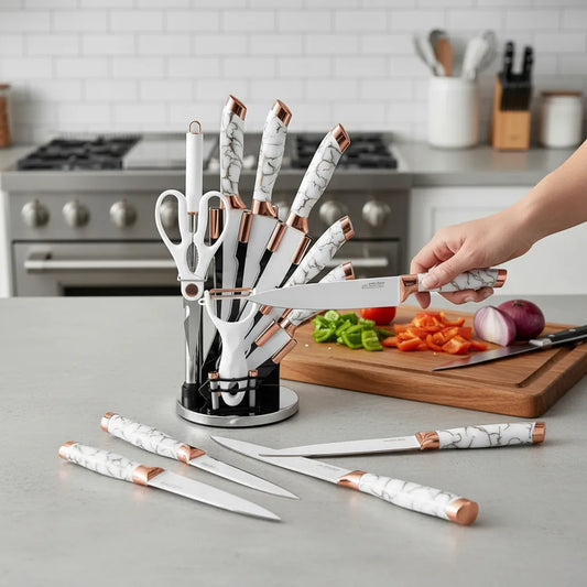 Set de cuchillos 9 pcs de lujo