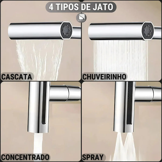 Grifo De Agua 4 En 1  Para Cocina