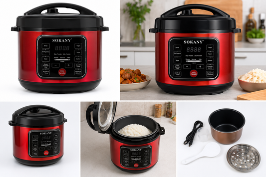 Olla Presión Eléctrica Sokany 5l Multifu