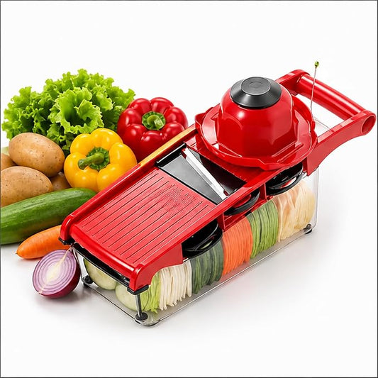 Rallador cortador de verduras 6 en 1
